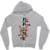 Pride Floral Zipper Hoodie