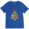 christmas tree made of bells stocking santa V-Neck Tee