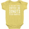 coffee or donuts Baby Bodysuit