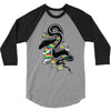 many colors  snake 3/4 Sleeve Shirt