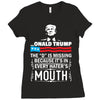 Donald trump The D Is Missing Ladies Fitted T-Shirt