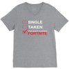 Too Busy Playing Fortnite V-Neck Tee