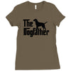 the dogfather labrador retriever Ladies Fitted T-Shirt
