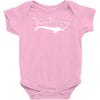 hai haie selachii shark der wei&szlig;e hai jaws neu Baby Onesie