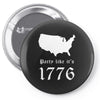 party like it's 1776 Pin-back button