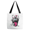 scary skull Tote Bags