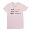 mommy daddy harrison baby name Ladies Fitted T-Shirt