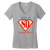 bob is super dad Women's V-Neck T-Shirt