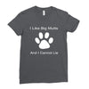 big mutts Ladies Fitted T-Shirt