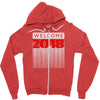 welcome heapy newyear Zipper Hoodie