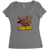 tacolands Women's Triblend Scoop T-shirt