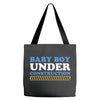Baby Boy Under Construction Tote Bags