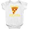 will plie for pizza Baby Bodysuit