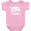 delorean express  funny Baby Onesie