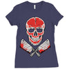 skull meat Ladies Fitted T-Shirt