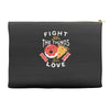 fight for the things you love pizza donuts Accessory Pouches