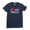 I Love My Uncle Ladies Fitted T-Shirt