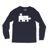 rude jigsaw ideal birthday present or gift Long Sleeve Shirts