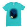Mufasa and Simba Camp Ladies Fitted T-Shirt
