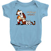 calvin hobbes Baby Bodysuit