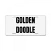 golden doodle License Plate