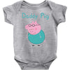 peppa pig  daddy pig Baby Bodysuit