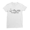 i'm a simple woman Ladies Fitted T-Shirt