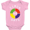 simon says funny Baby Onesie