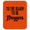 tis the season to be preggers baseball Mousepad