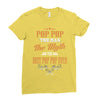 pop pop the man the myth best pop pop ever Ladies Fitted T-Shirt