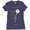moment of thought Ladies Fitted T-Shirt