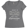 made in 1971 and still awesome Women's Triblend Scoop T-shirt
