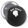 got soul funny retro funk disco afro 70s boogie soul new york Pin-back button