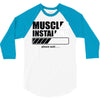 muscles installing 3/4 Sleeve Shirt