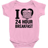 24 hour breakfast Baby Onesie