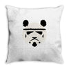 panda trooper Throw Pillow