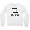 oh crop Crewneck Sweatshirt
