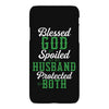 blessed god by spoiled by my husband protected by both iPhoneX