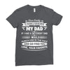 Dear Daddy... Ladies Fitted T-Shirt