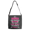 All Women Are Created Equal But Only The Best Are Born In August Adjustable Strap Totes