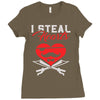 i steal heart valentin day Ladies Fitted T-Shirt