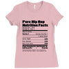 clebrity hip hop nutrition Ladies Fitted T-Shirt