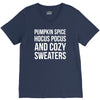 pumpkin spice hocus pocus and cozy sweaters V-Neck Tee