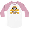 minion skull 3/4 Sleeve Shirt