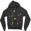 libra rainbow sign Zipper Hoodie