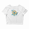 turn the time twist the space Crop Top