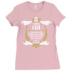 I Am A Leo Ladies Fitted T-Shirt