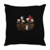 les mews&Eacute;rables Throw Pillow