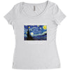 Vincent Van Gogh The Starry Night Women's Triblend Scoop T-shirt