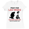 Pray for Las Vegas, Route 91 Harvest 2017 Ladies Fitted T-Shirt